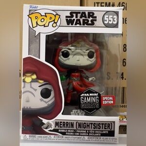 Funko Pop! Star Wars Gaming Greats- Merrin (NightSister) #553 Special Edition